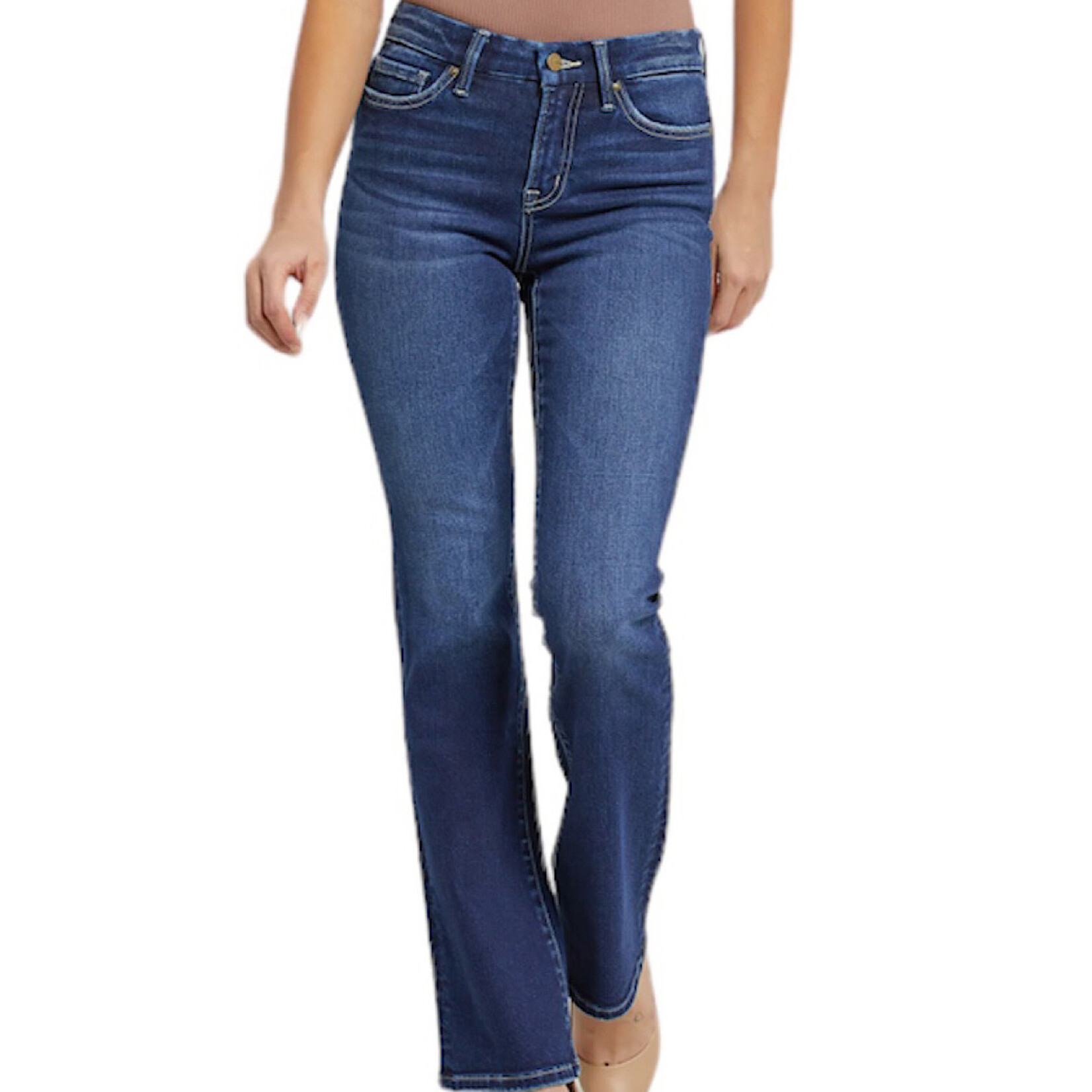 Mica Denim MICA MDP-B511 Cats Eye Mid Rise Bootcut