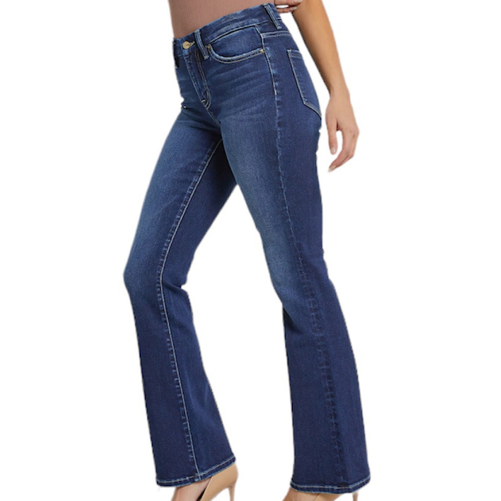 Mica Denim MICA MDP-B511 Cats Eye Mid Rise Bootcut
