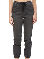 Mica Denim MICA MDP-G621GR Dark Gray High Rise Jogger Crop