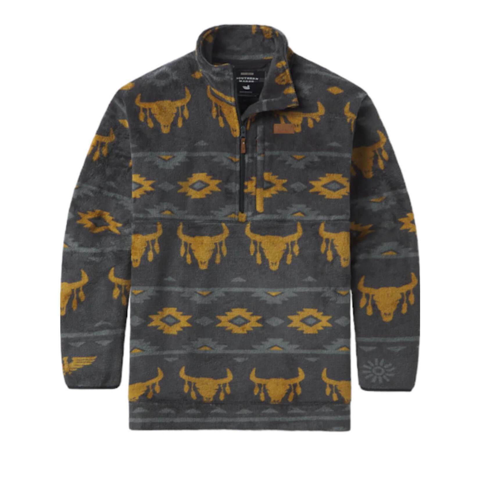 Southern Marsh Marfa Valley Fleece Pullover Slate