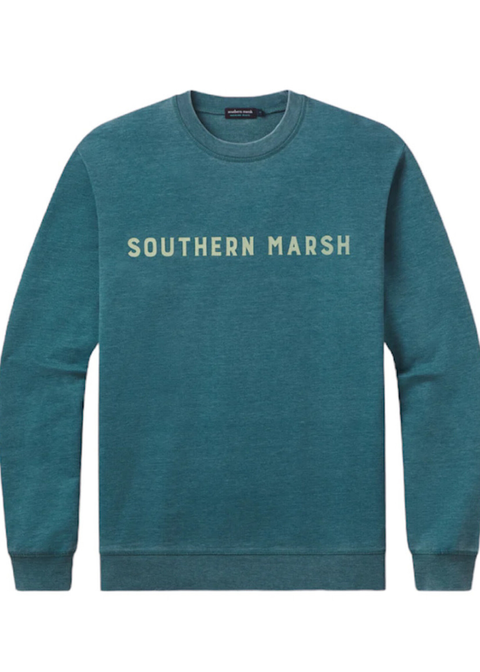 Southern Marsh Southern Marsh Hatteras Seawash Sweatshirt Dark Green