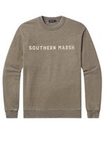 Southern Marsh Southern Marsh Hatteras Seawash Sweatshirt Dark Olive