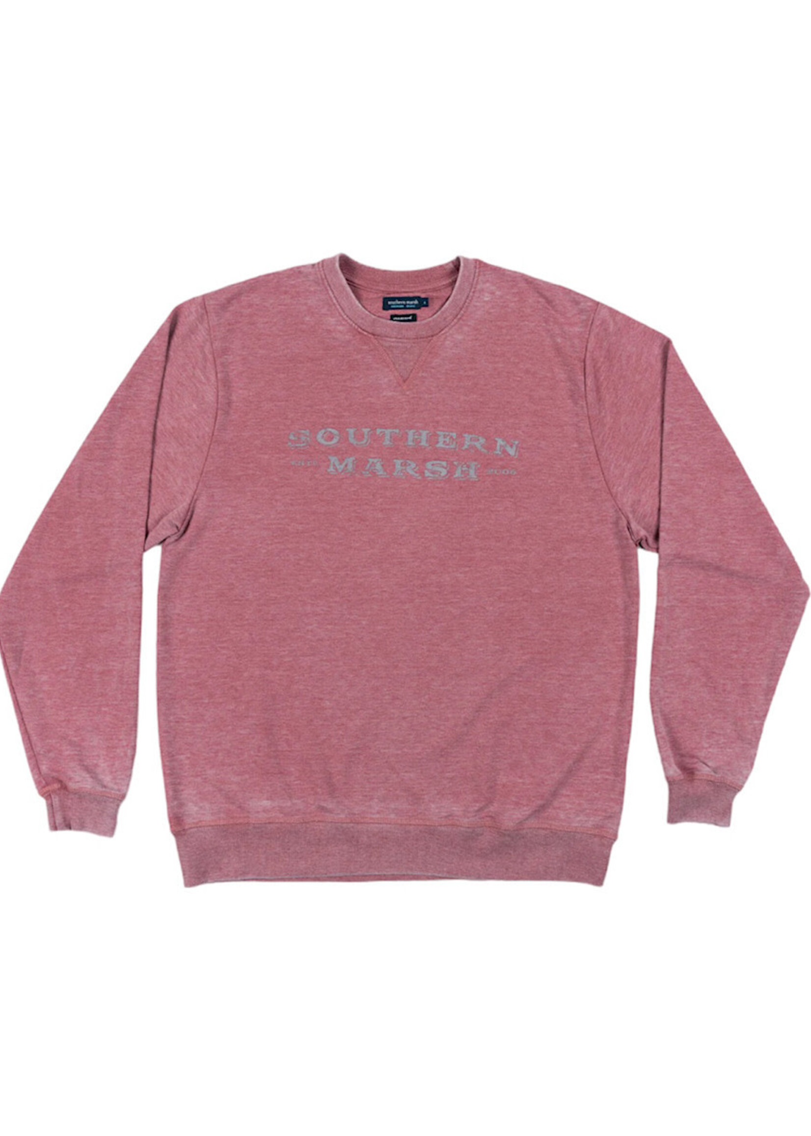 Southern Marsh Seawash Rally Sweatshirt Maroon
