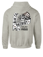 Howitzer Howitzer Blue Collar Blood Po Hoodie -Oatmeal