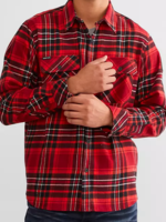 Howitzer Warrior Tribe L/S Flannel -Red