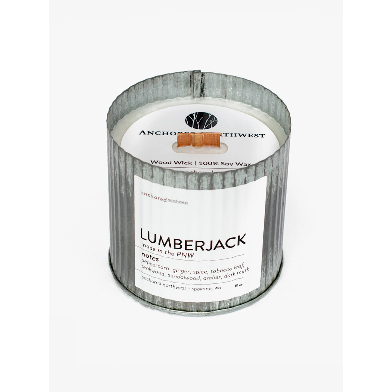 Wood Wick Rustic Farmhouse Soy Candle 10oz