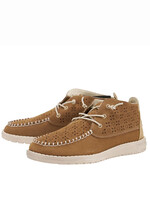 Hey Dude Hey Dude Wendy Mid Suede Boho Cognac Womens