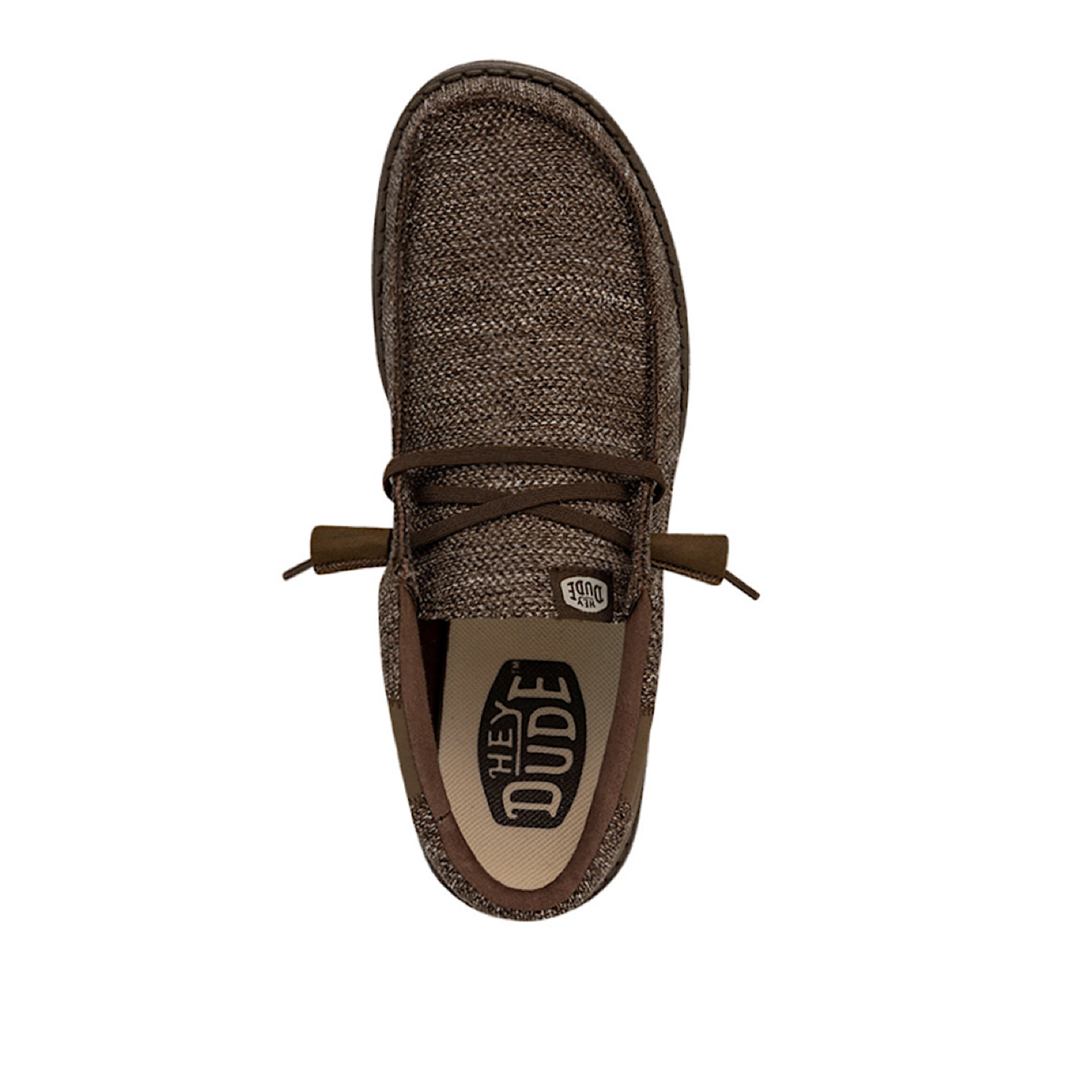 Hey Dude Hey Dude Wally Stitch Flecked Woven Brown