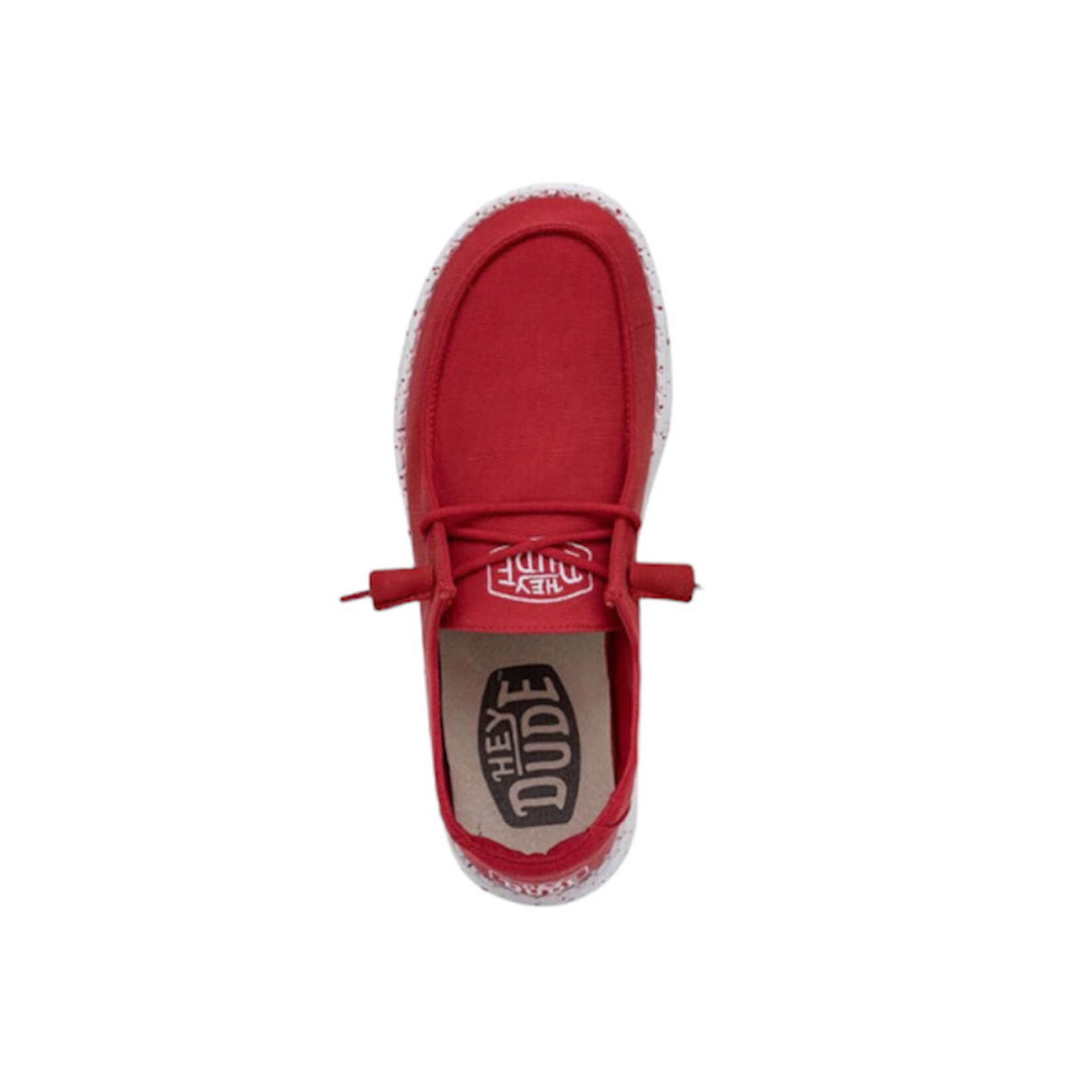 Hey Dude Hey Dude Wendy Slub Canvas Red Womens