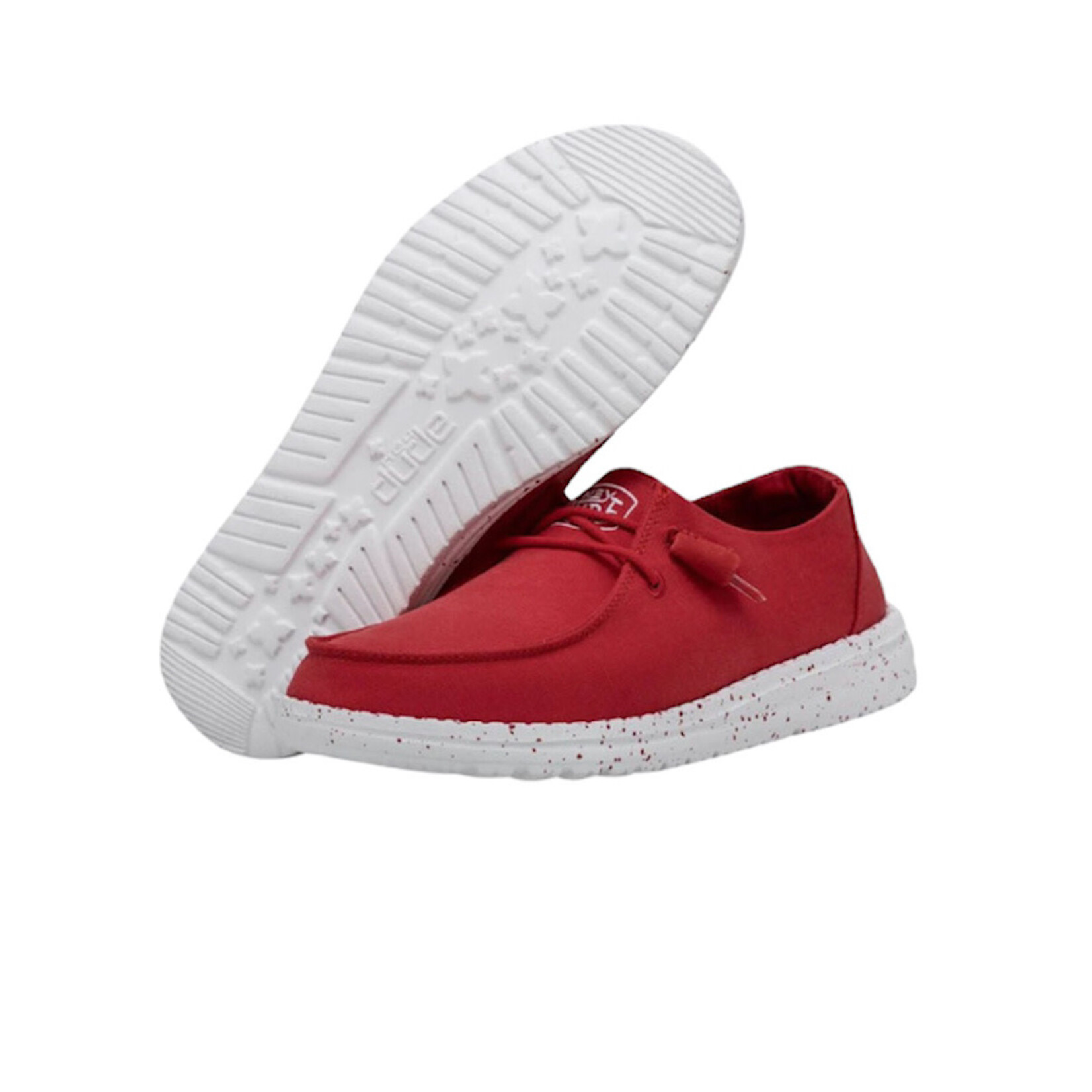 Hey Dude Hey Dude Wendy Slub Canvas Red Womens