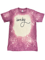 Purple Splatter Love Big-Valentine's Day Tee