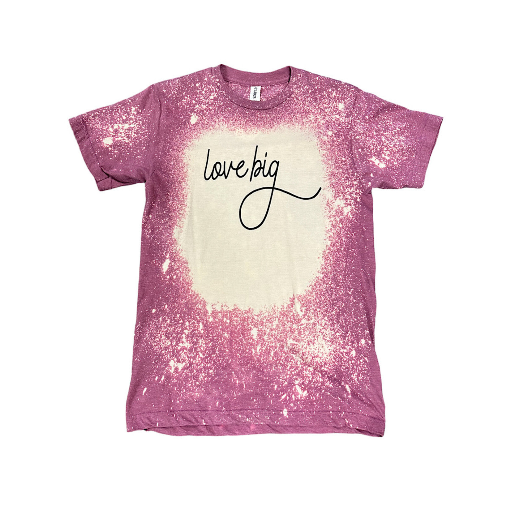 Purple Splatter Love Big-Valentine's Day Tee