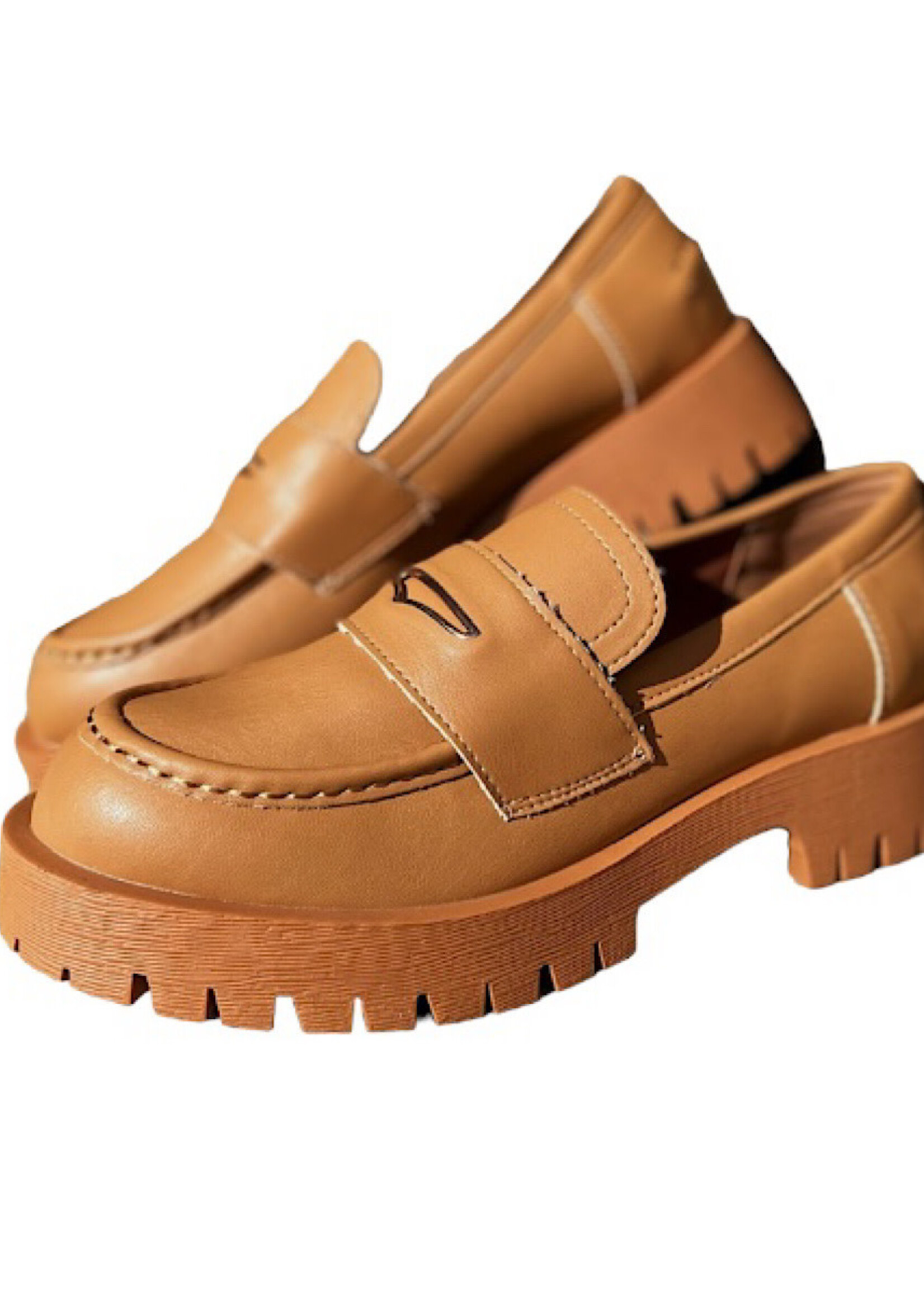 Hutch Cognac Penny Loafers