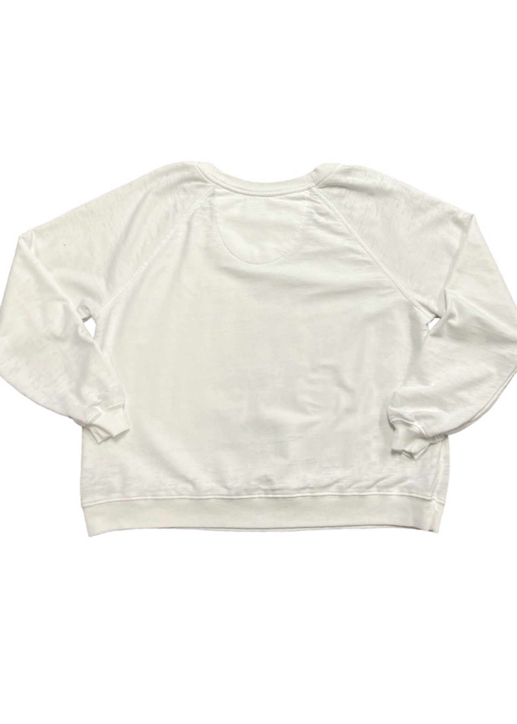 Recycled Karma Back to 80's Sweatshirt -White