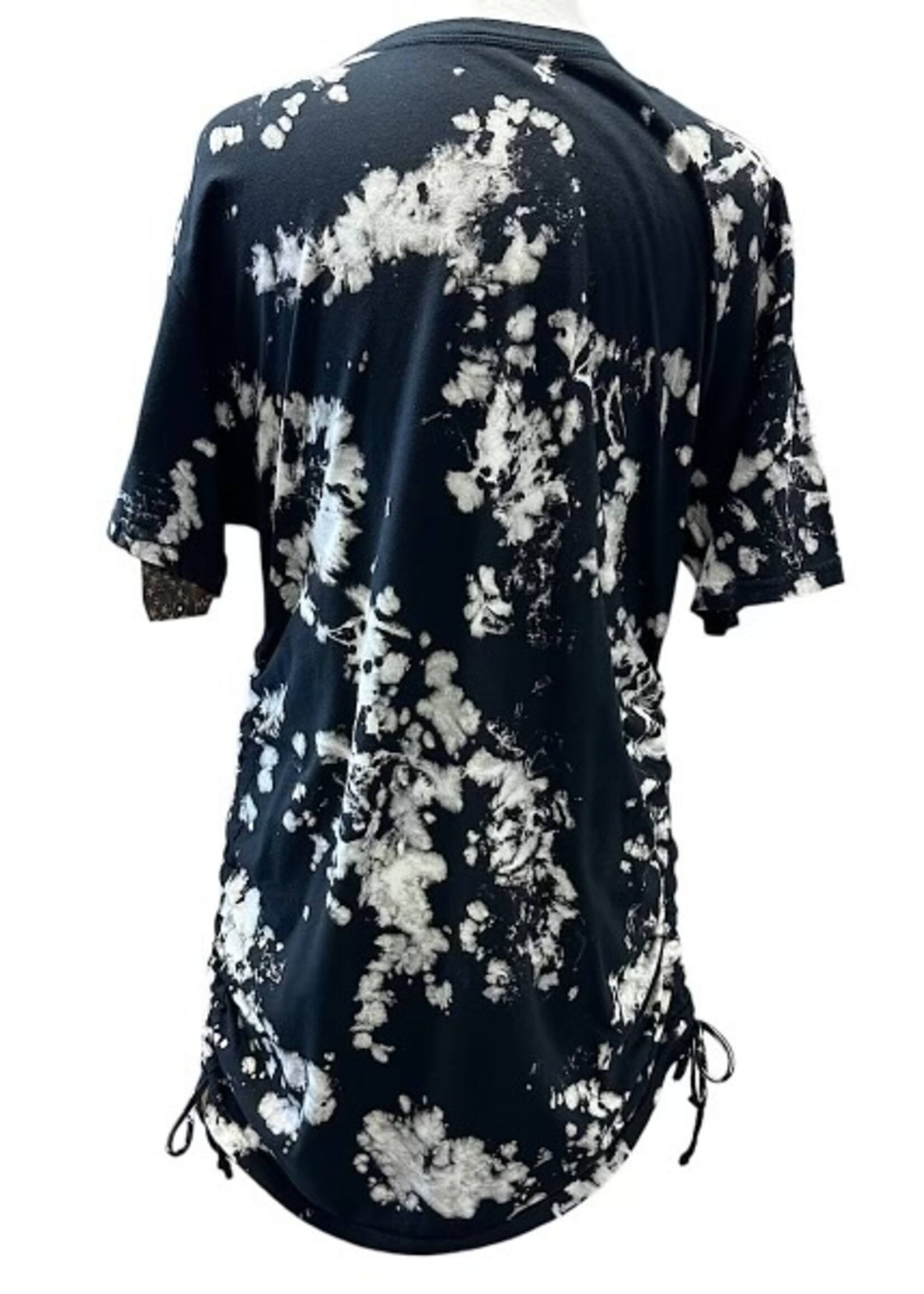 Affliction AC Moto Flag Short Sleeve Dress