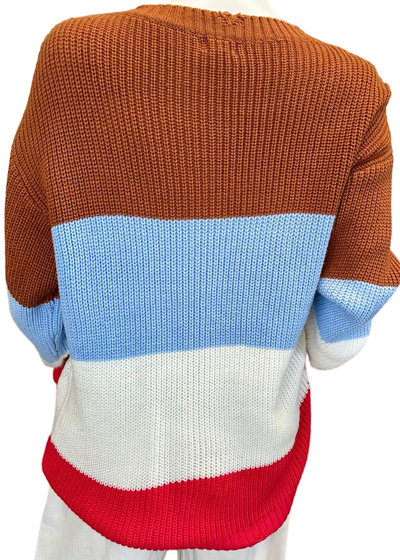 Multi Distressed Sweater