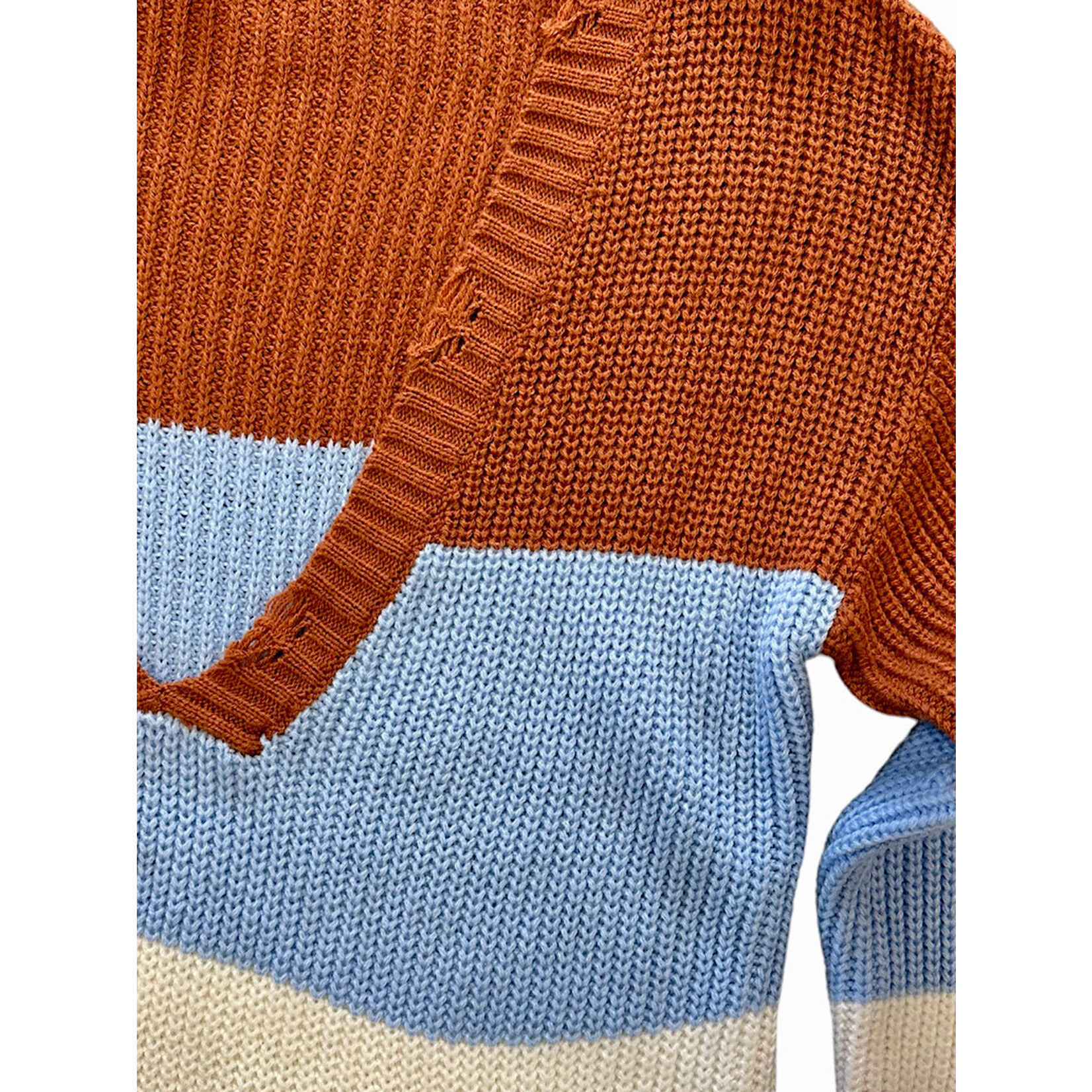 Multi Distressed Sweater