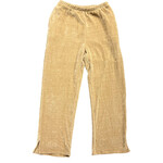 Taupe Elastic Waist Wide Leg Pants