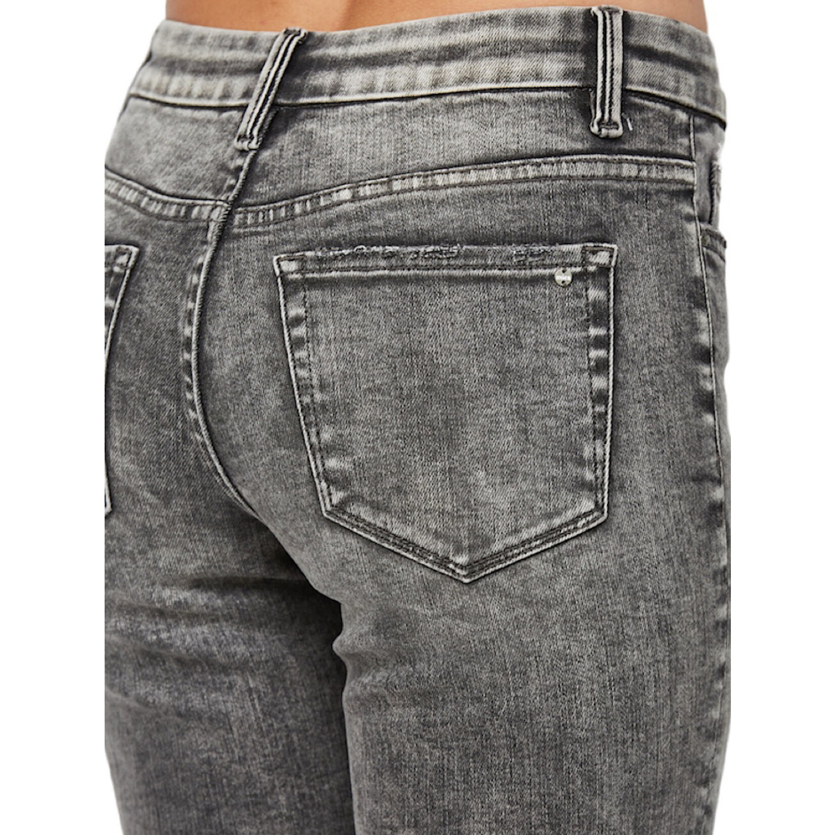 Mica Denim Mica Cloud Mid Rise Wide Straight Crop MDP-T650LG