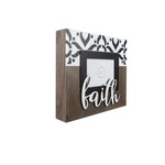 Wood 4x6 Photo Frame with Lift Letters