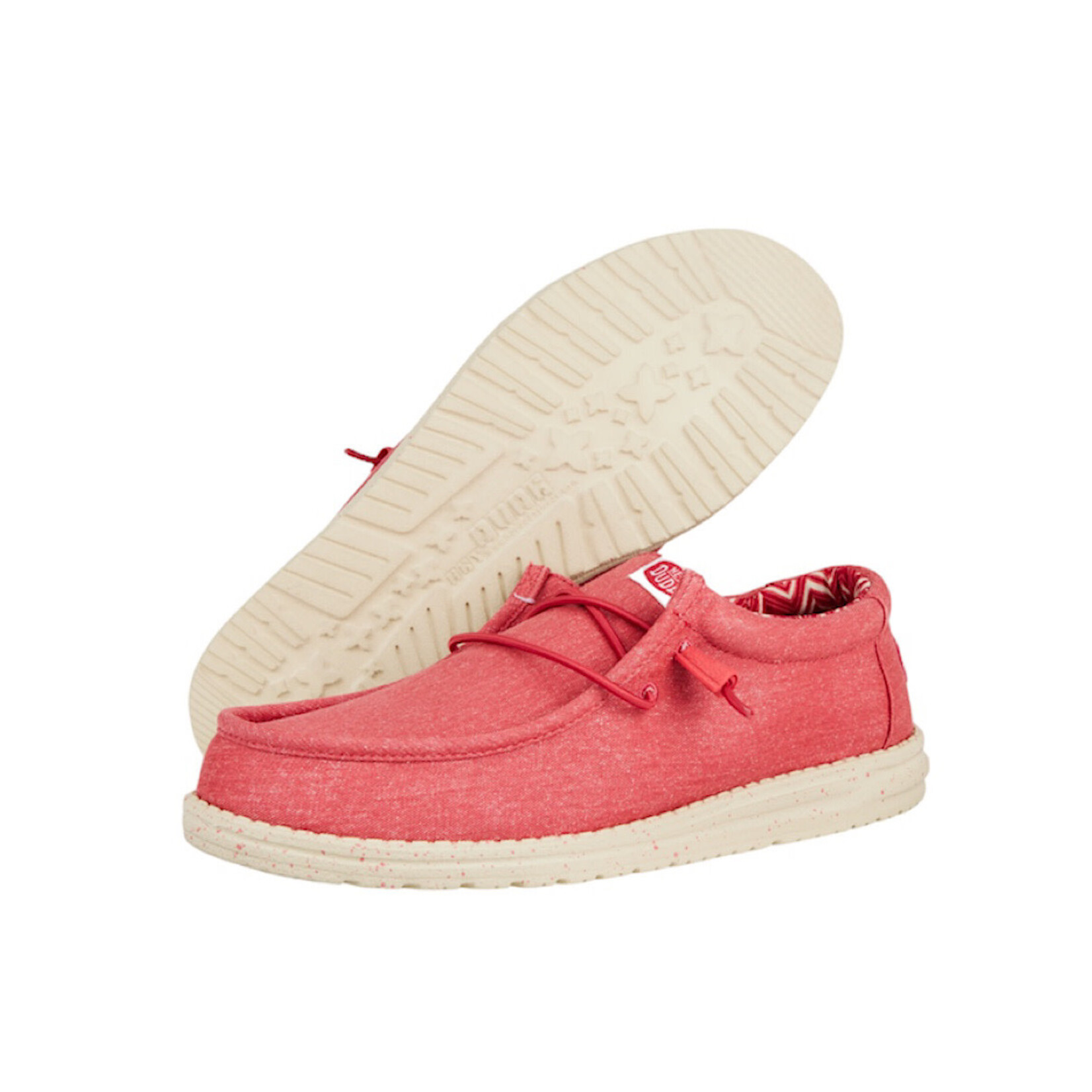 Hey Dude Hey Dude Wally Stretch Canvas Karanda Red Mens