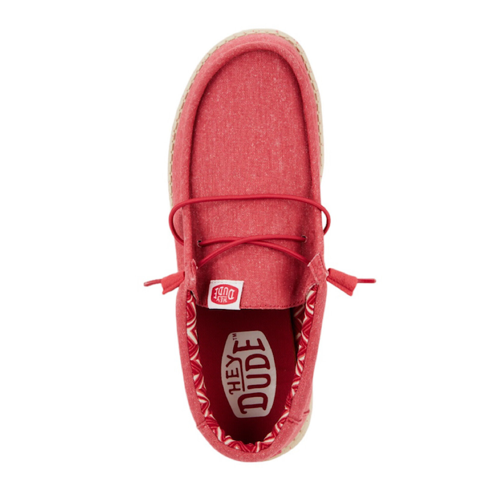 Hey Dude Hey Dude Wally Stretch Canvas Karanda Red Mens