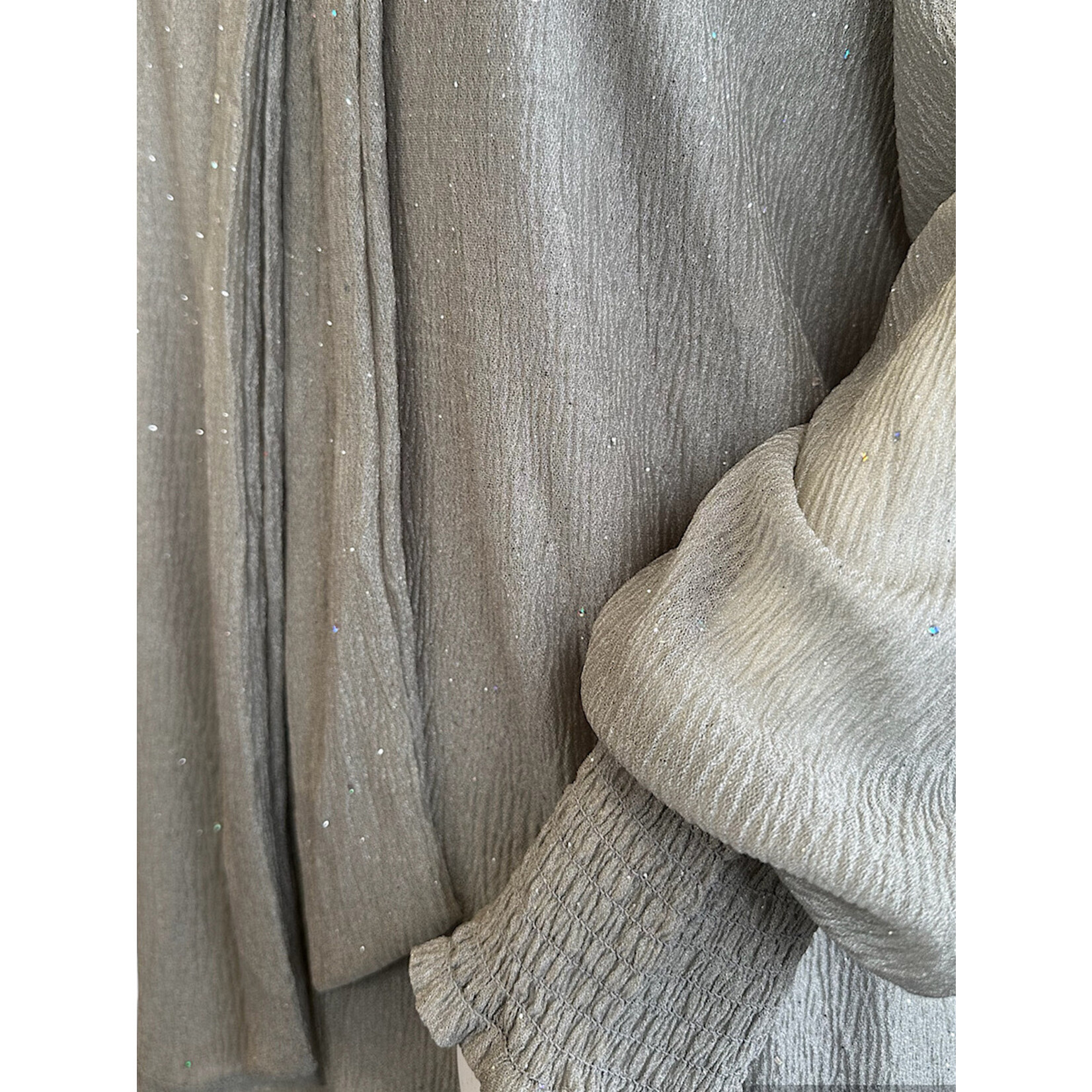 Sage Grey Chiffon Blouse