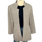 Latte Mix Open Front Jacket