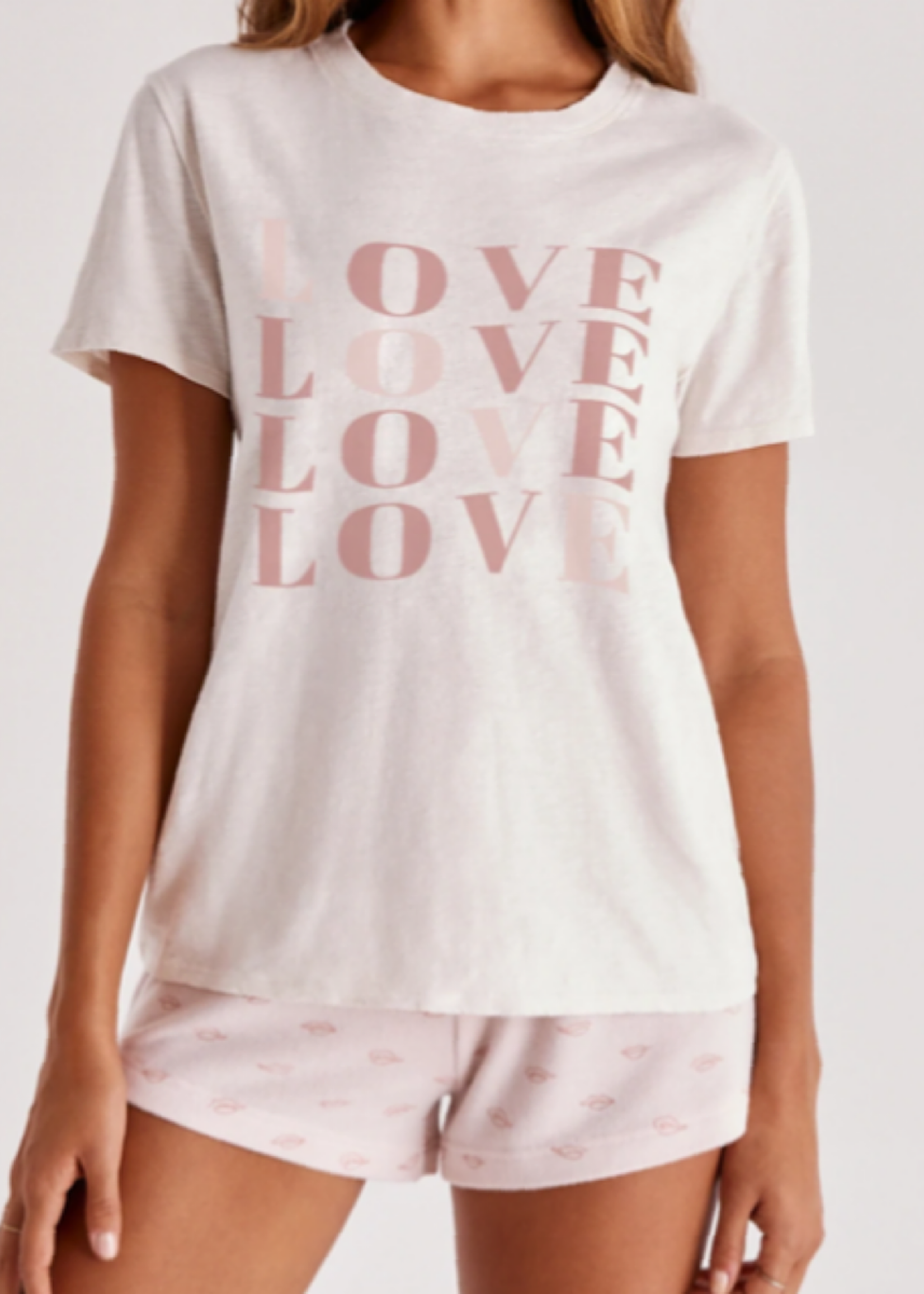 Z Lounge Holiday Easy Love White Tee