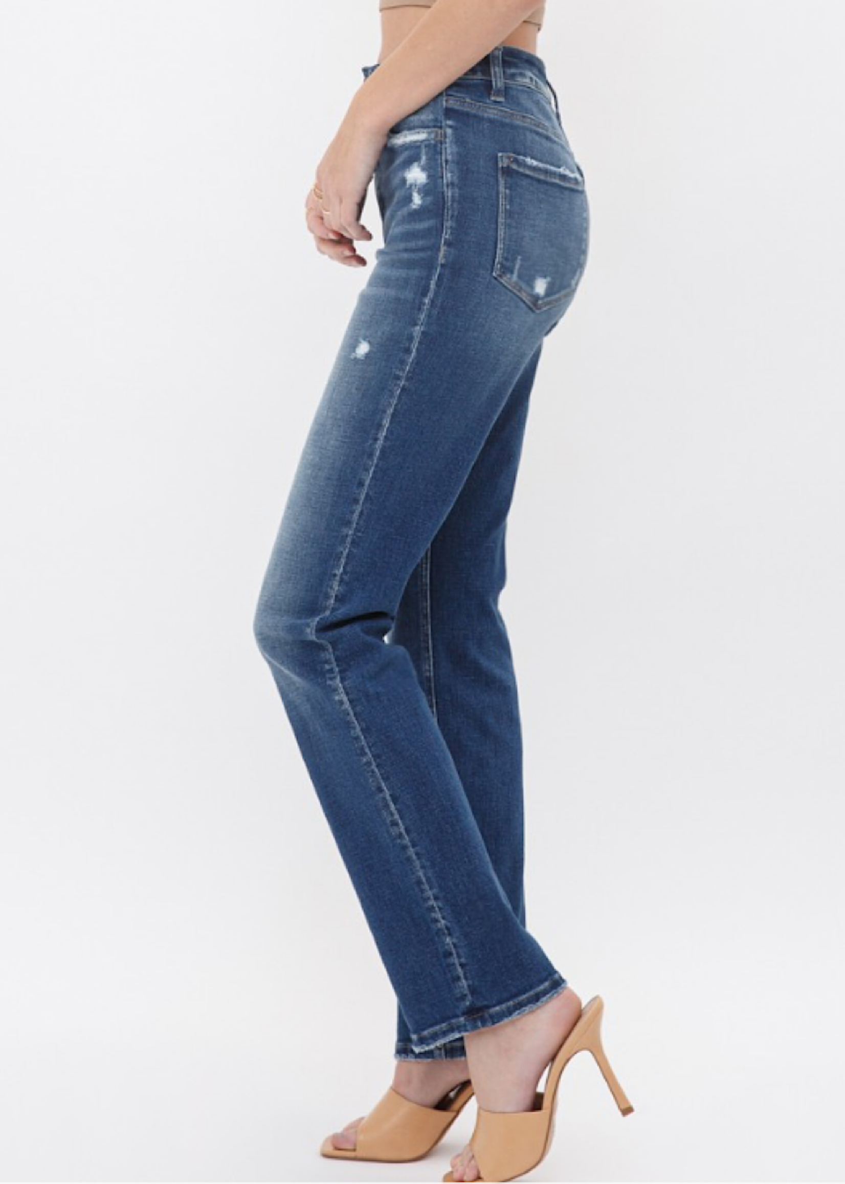 Mica High Rise Straight Jeans MDP-T253
