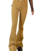 Mica Denim Mica Caramel Highrise Velvet Super Flare MDP-F376