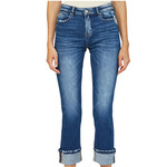 Mica Denim Mica Mid Rise Straight Leg W/Cuff MDP-T2061