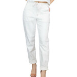 Judy Blue JB88812 White H/W Garment Dyed Cuffed Jogger