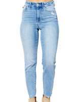 Judy Blue Judy Blue JB82590 High Waist Destroy & Back Hem Dart Slim
