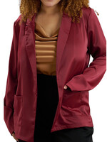 Burgundy Boyfriend Blazer