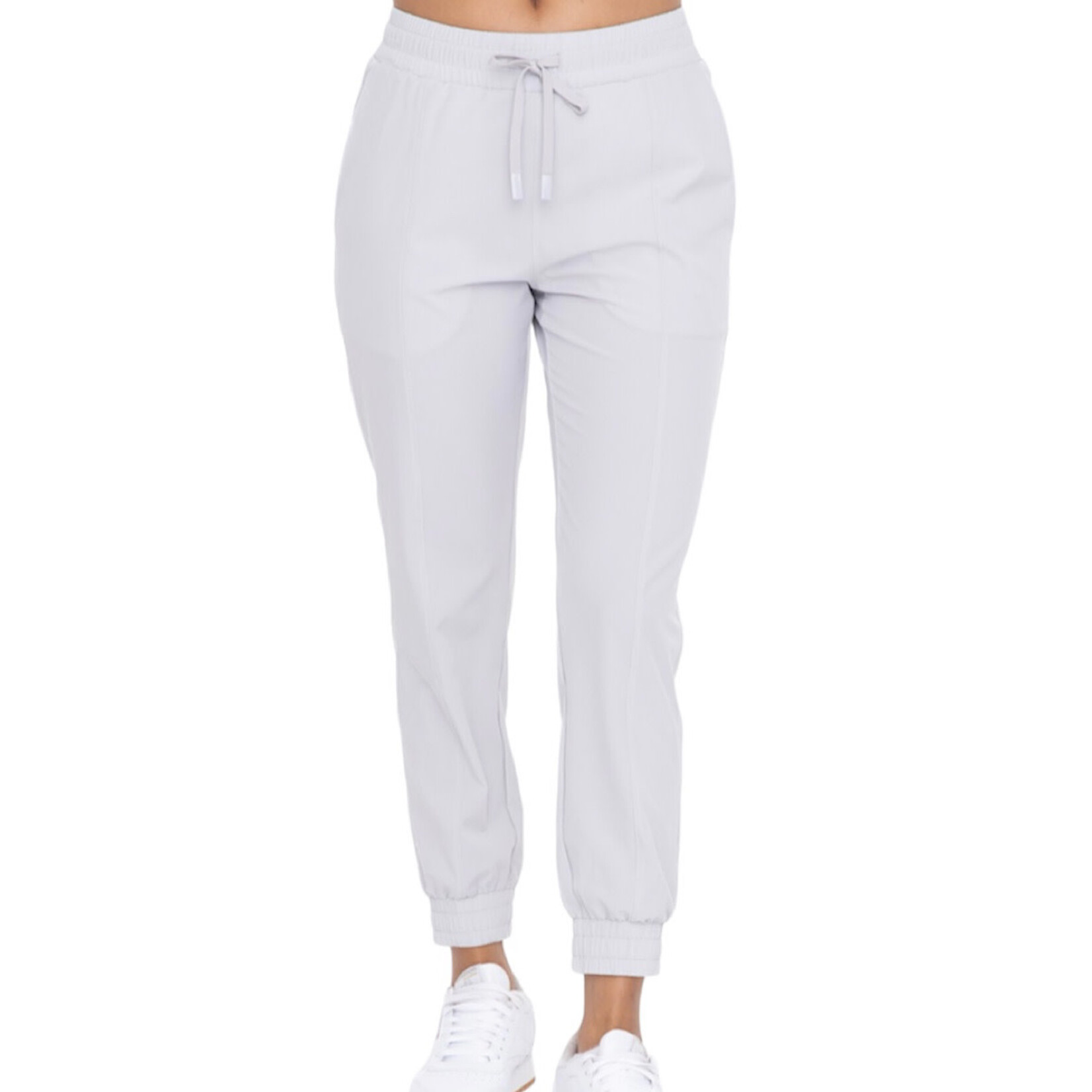 Pale Grey Essential Athleisure Joggers