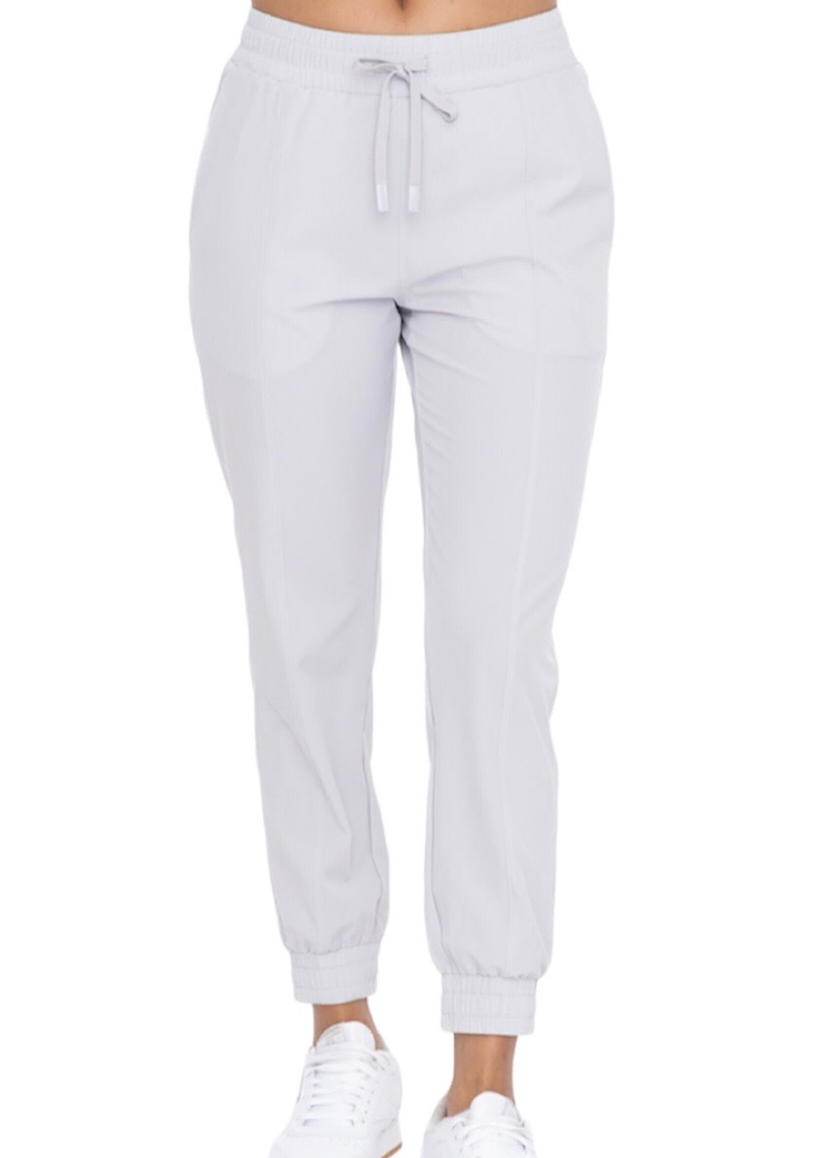 Pale Grey Essential Athleisure Joggers