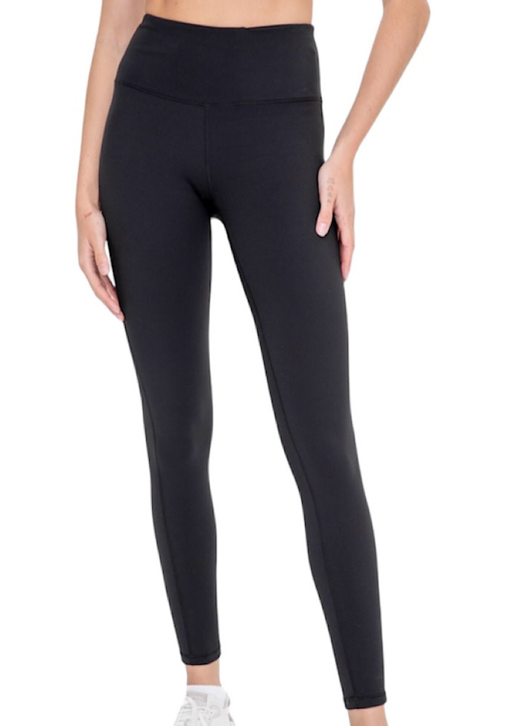 Curvy Black Laser Cut and Bonded Fold Over High Waist Leggings, - Main  Street Boutique