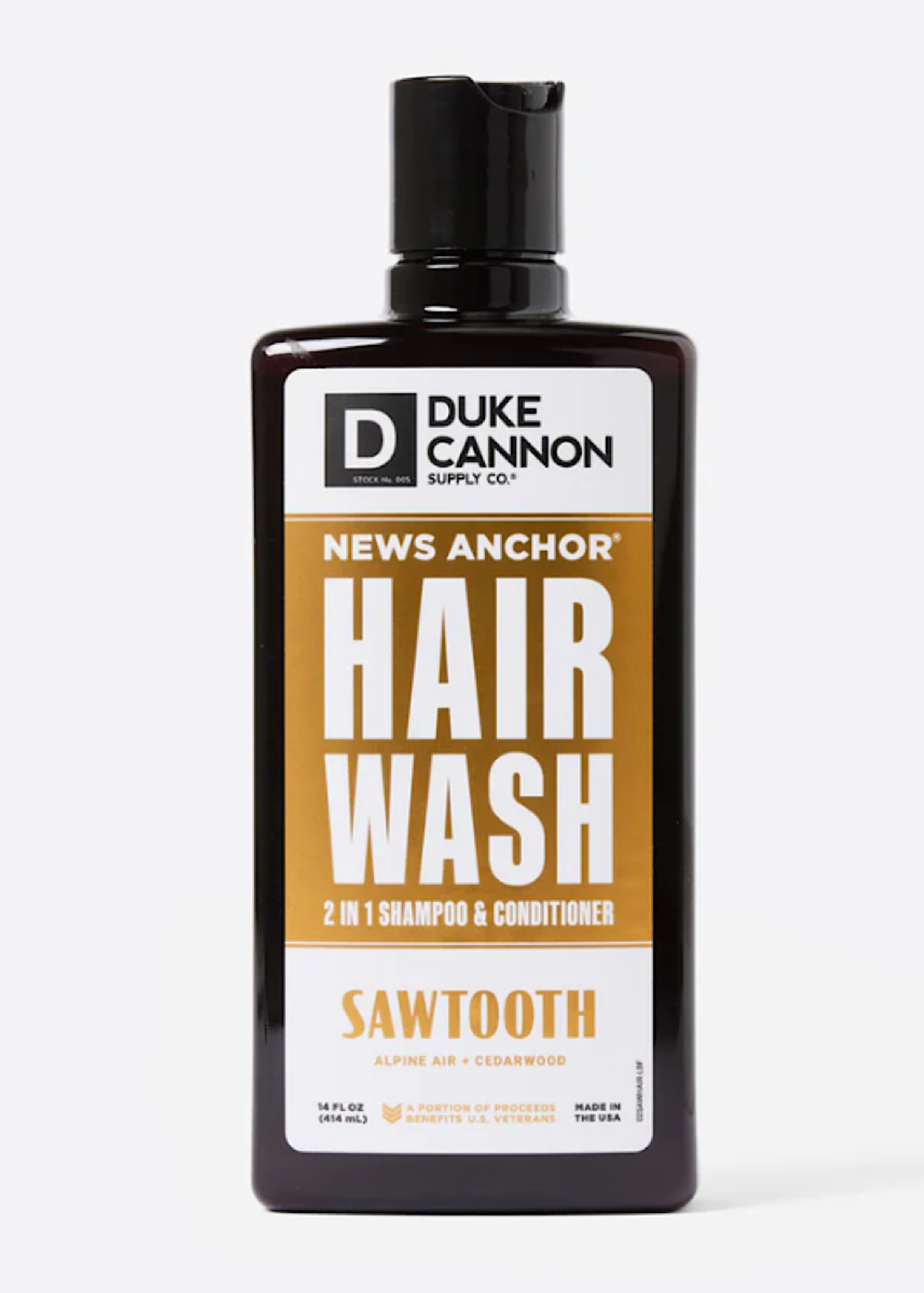 Duke Cannon DC News Anchor 2-in-1 Hair Wash - Sawtooth