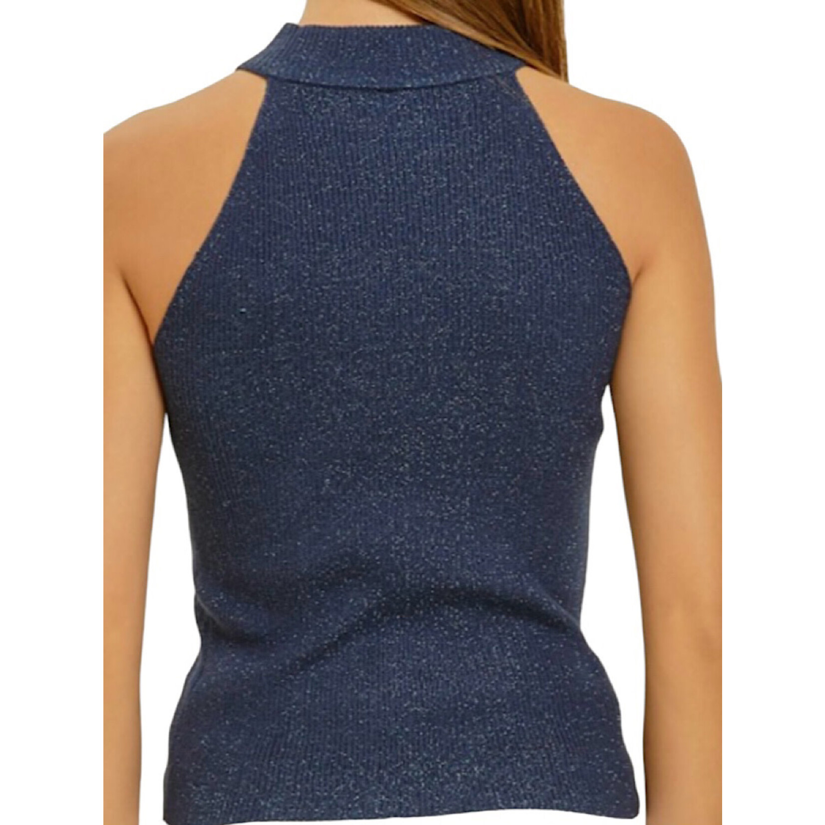 Midnight Lurex Genevieve Sweater