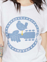 Recycled Karma White Woodstock 3 Days Of Peace & Music Tee