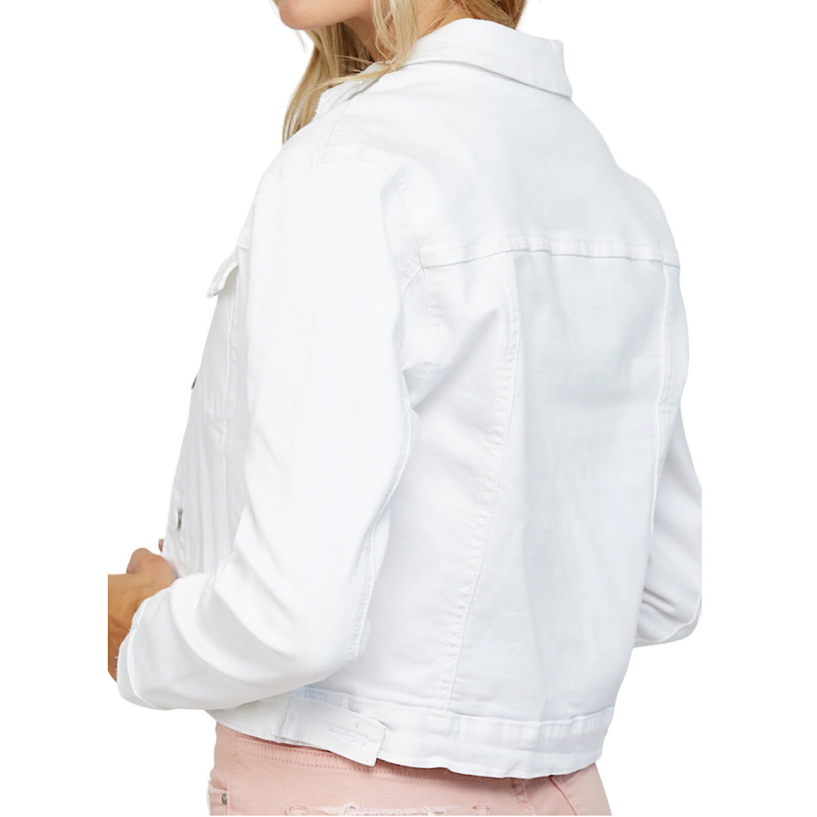 Mica Denim MICA MDP-J3012WH Stellamaris White Denim Jacket