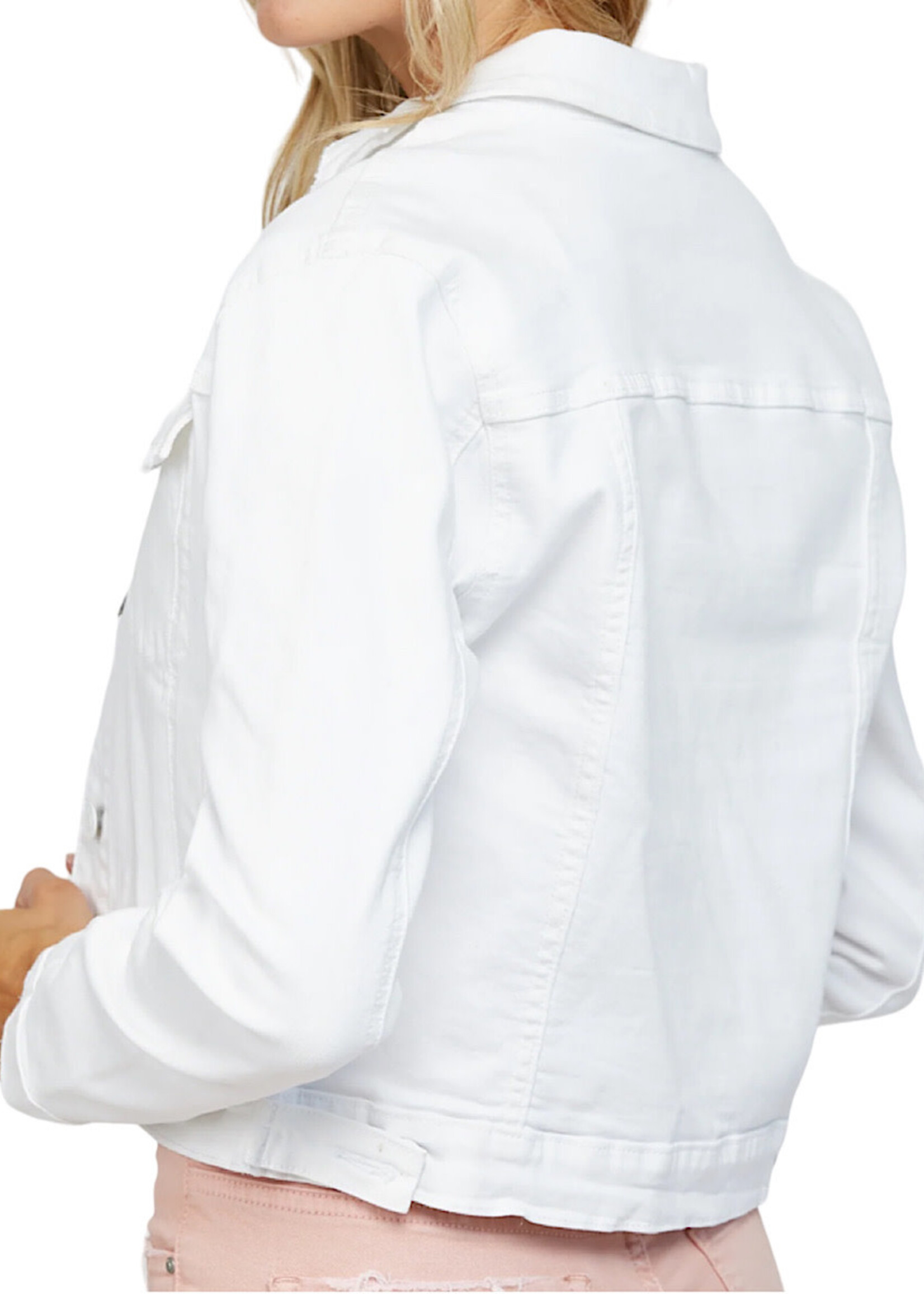 Mica Denim MICA MDP-J3012WH Stellamaris White Denim Jacket