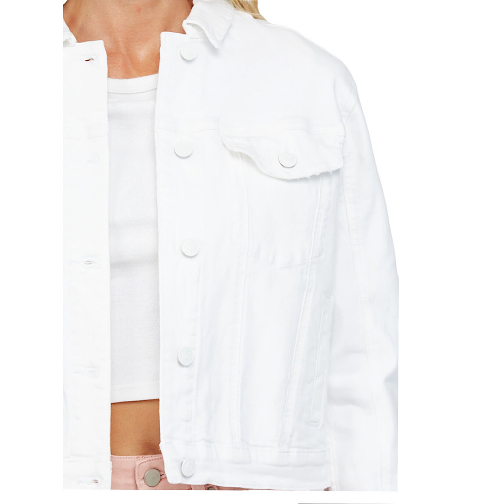 Mica Denim MICA MDP-J3012WH Stellamaris White Denim Jacket