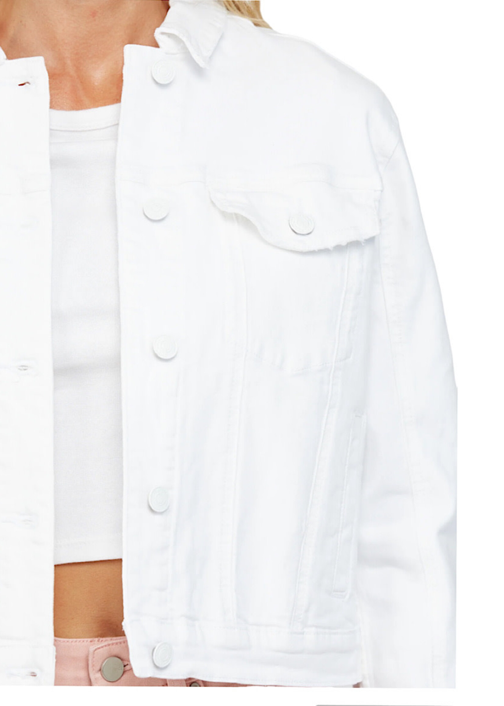 Mica Denim MICA MDP-J3012WH Stellamaris White Denim Jacket