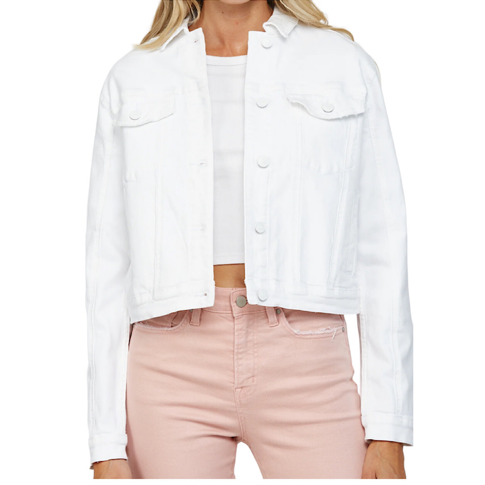 Mica Denim MICA MDP-J3012WH Stellamaris White Denim Jacket