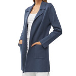 Midnight Daphne Collared Cardigan