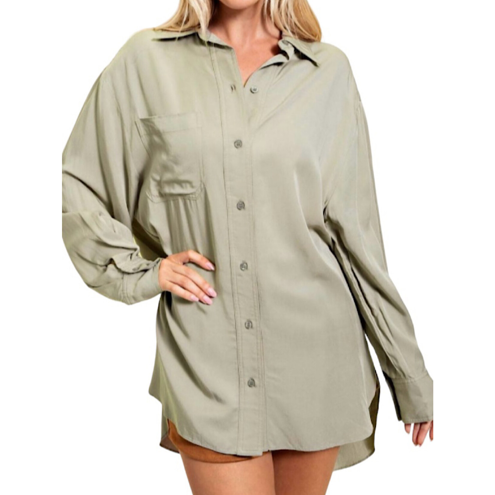 Oversized Button Down Shirt