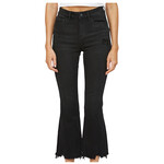 Mica Denim MDP-F149BK High Rise Crop Flare