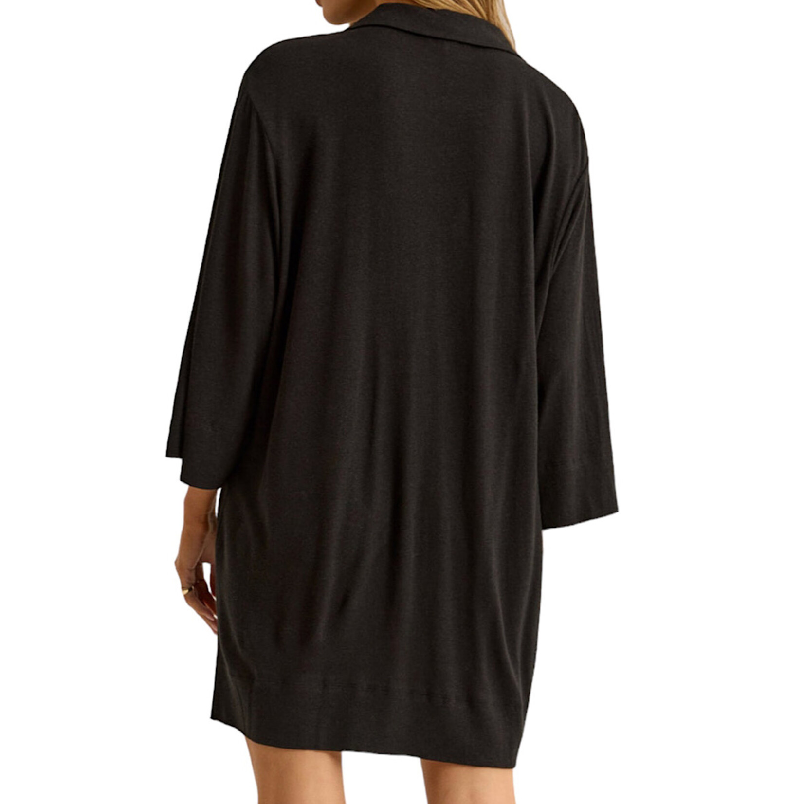Z Supply Z Supply Mallory Slub Cover Up Black